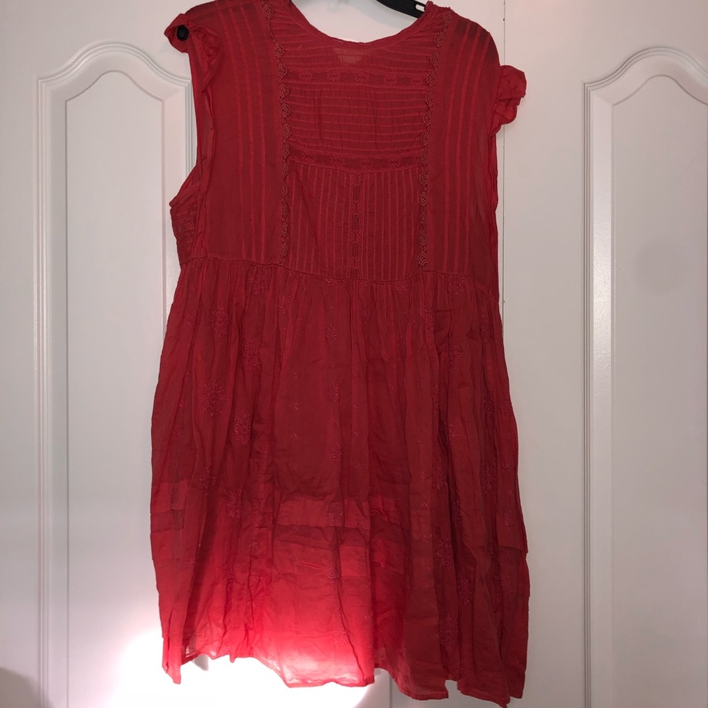 Free People coral dress